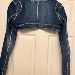 Denim Cropped Jacket